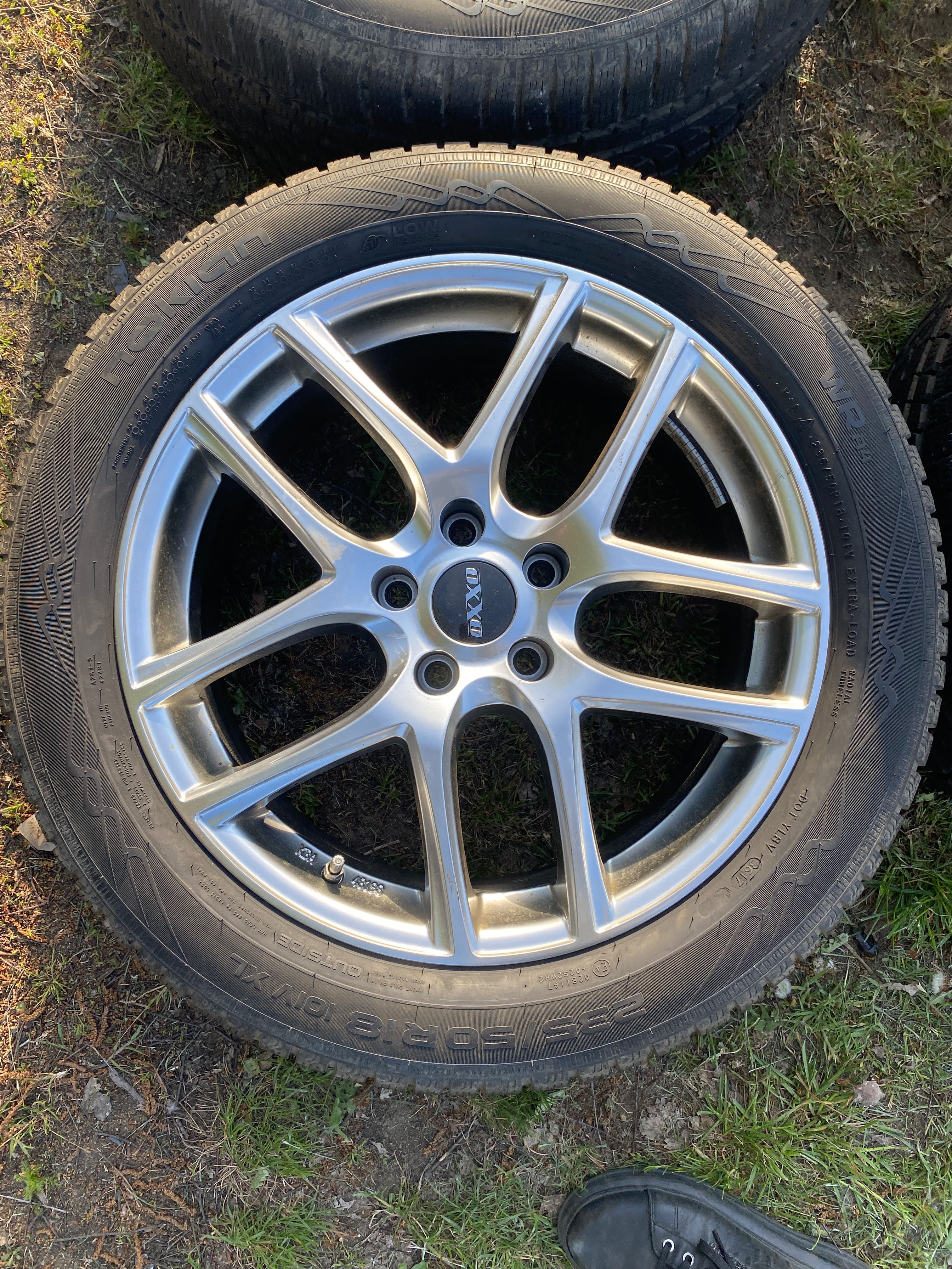 Koła Aluminiowe OPEL 5x115 7,5x18” ET40 opony 235/50R18 jak NOWE