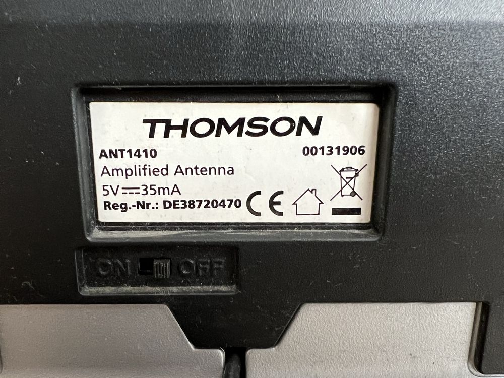 Antena wewnętrzna DVBT/DVBT2 Thomson ANT1410