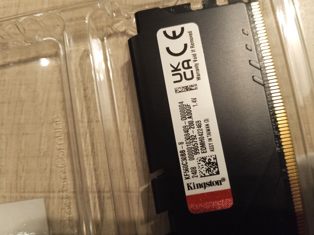 Ram Kingston fury beast ddr5, 6000mhz, 8gb, cl 30