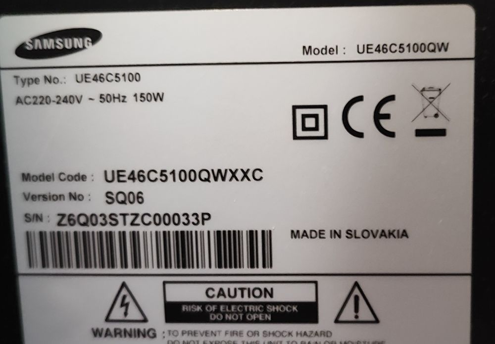 TV Led Samsung  46" ue46c5100