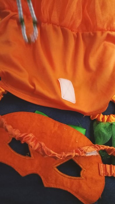 Sukienka dynia. Przebranie na halloween. Strój dynia. Halloween.