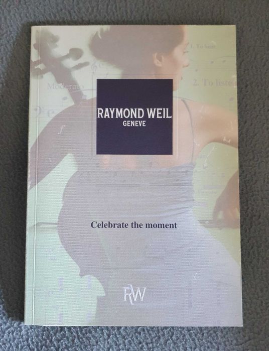 RAYMOND WEIL - Catálogo / Livro Oficial de Relógios - vintage