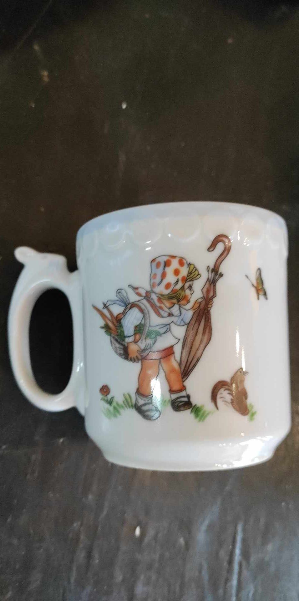 Canecas de criança vintage em porcelana SP Coimbra