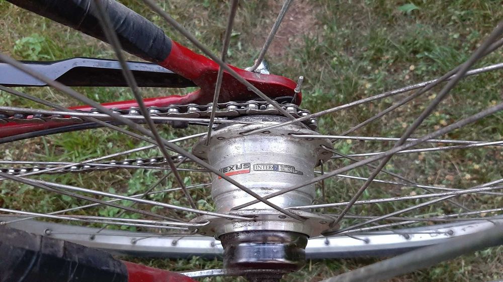 aluminiowy rower trekking 28", 7 biegów w piaście Shimano Nexus+GRATIS