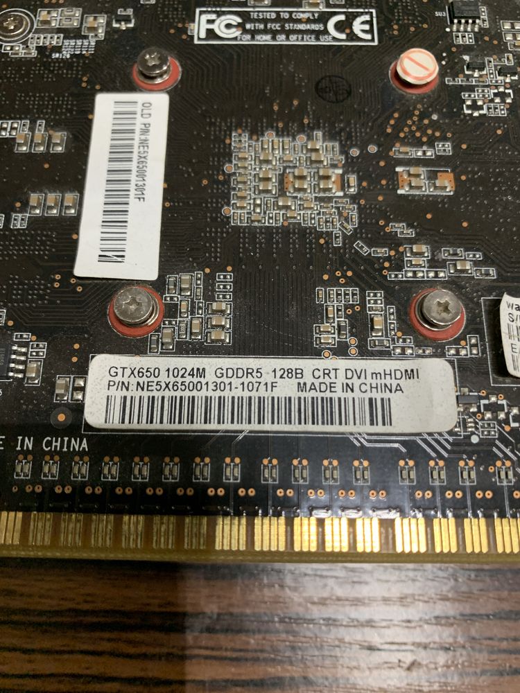 Видеокарта Gtx 650 ti, 1gb, 128 bit, DDR5