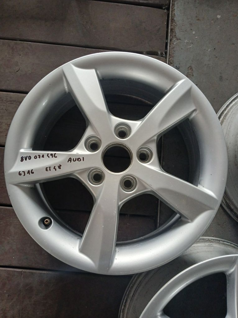 Felga felgi aluminiowe Audi 5x112 6j16 et 48 ORYG 8V0 jedna sztuka!