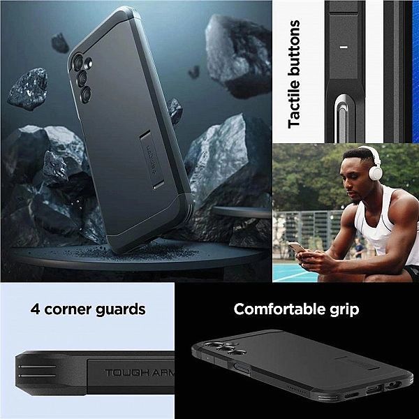 Etui Spigen Tough Armor na Samsung Galaxy A14/5g - czarne