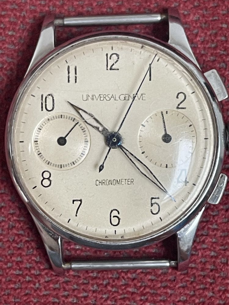 Zegarek Universal Geneve 285. Chronometer do Naprawy