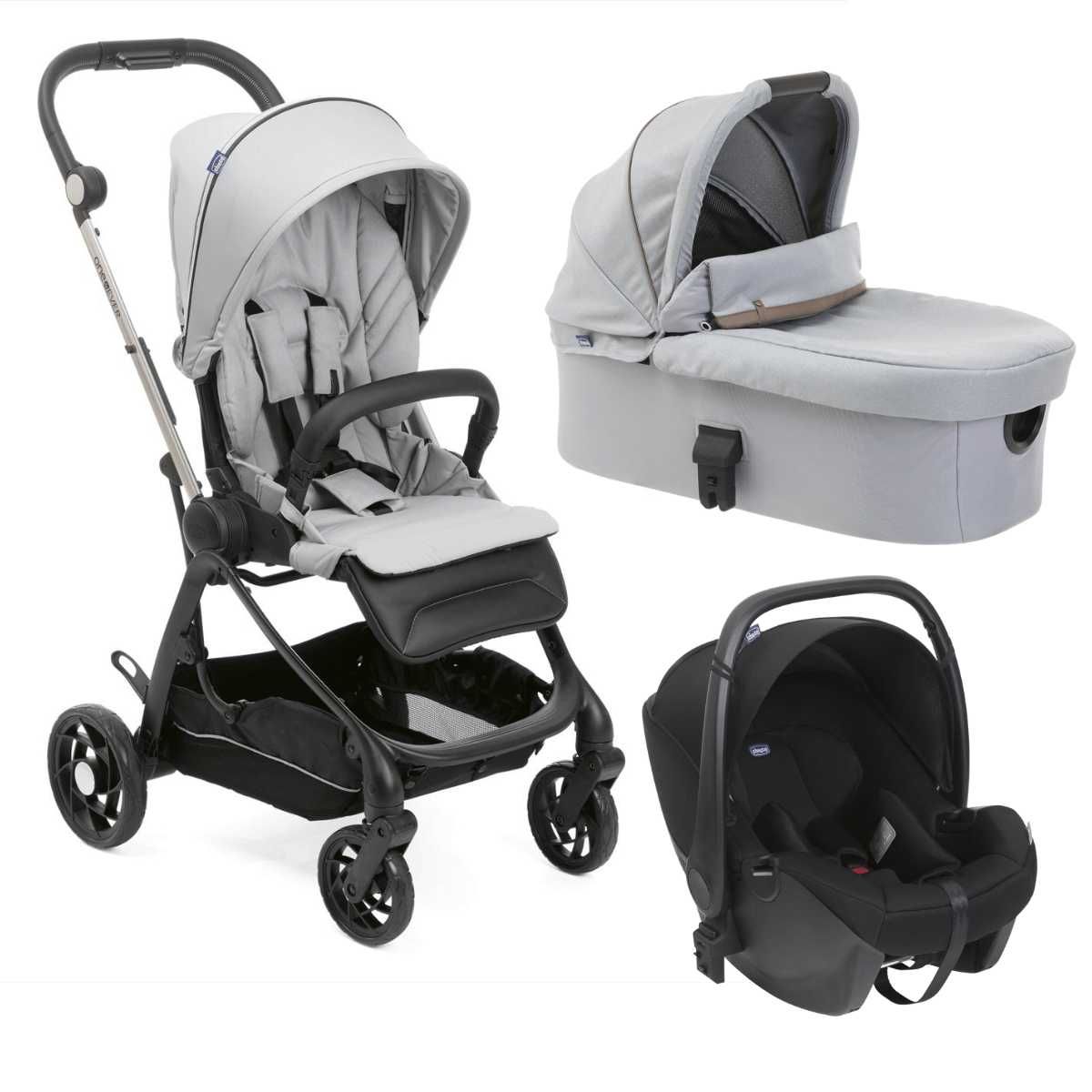 Trio One 4 Ever chicco cinza claro