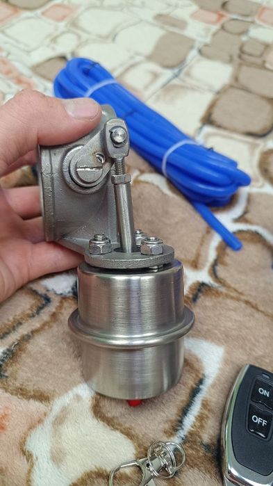 Заслонка на выхлопную систему автомобиля 63мм выхлоп прямоток