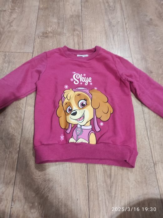 Bluza dziewczęca 116 bluza dresowa dziewczęca 116 Skye Psi Patrol