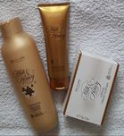 Kremowy żel pod prysznic,  mydło, scrub milk&hondy Gold Oriflame