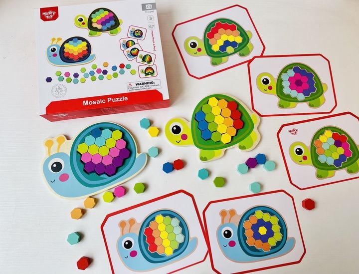 Мозаїка Tooky Toy Равлик та Черепашка
