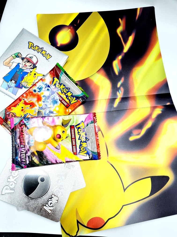 Pokemon duży zestaw album A5 z kartami nowe super prezent