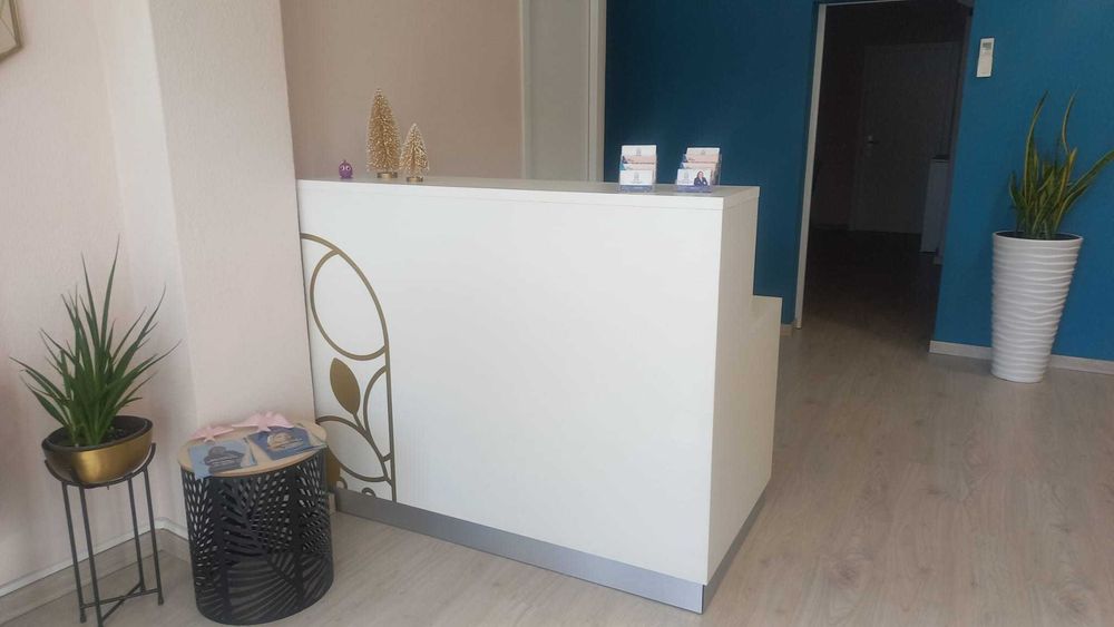 Balcão de recepção