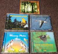 Śpiewy ptaków 4CD + Oddech tropikalnego lasu 1CD (zestaw)