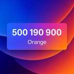 Złoty, platynowy, specjalny numer telefonu 500***190***900