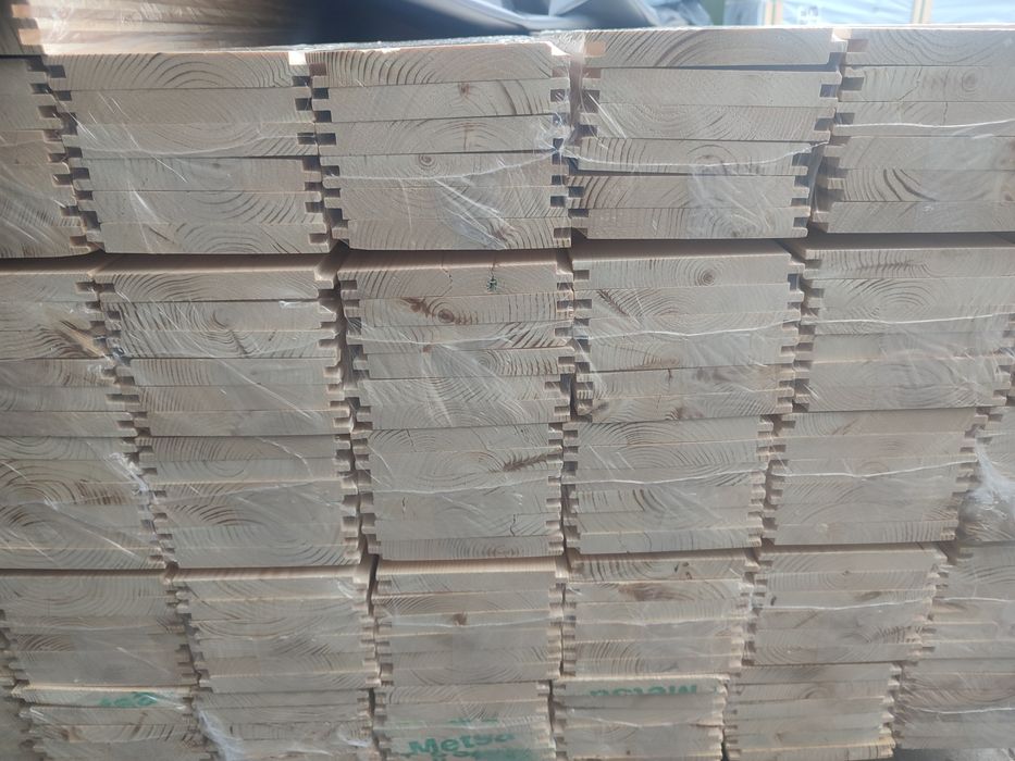 Deska elewacyjna świerkowa 19 x146mm świerk syberyjski/146mm, Boazeria