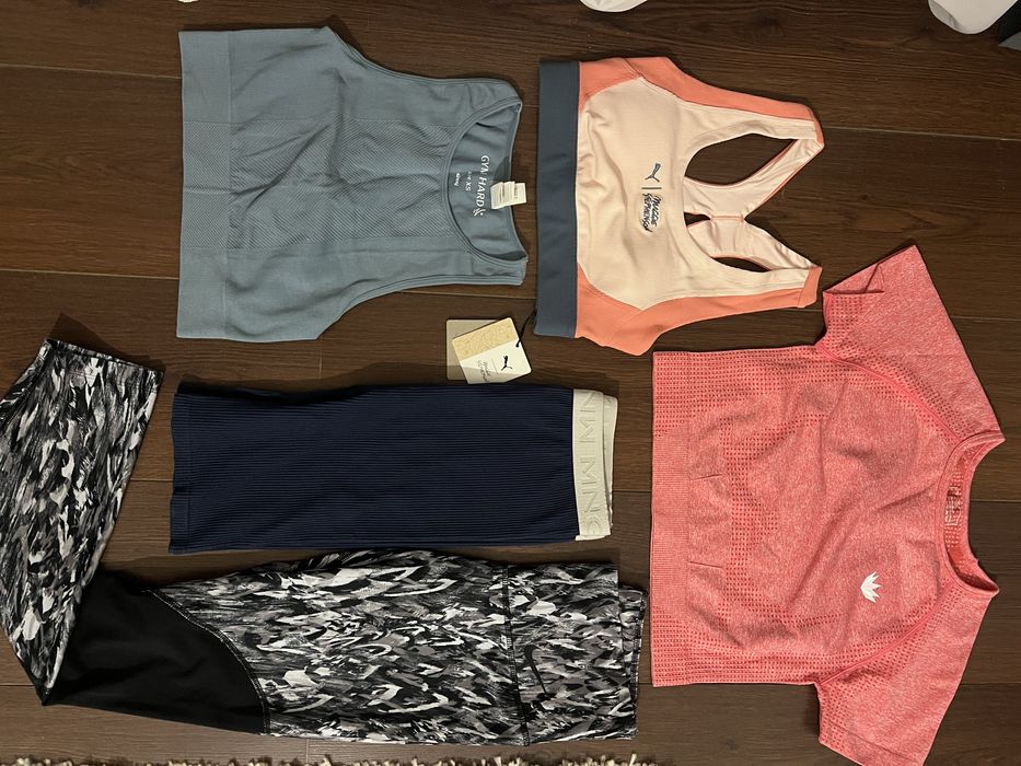 Лосини топ спортивний комплект puma  mango nike XS S