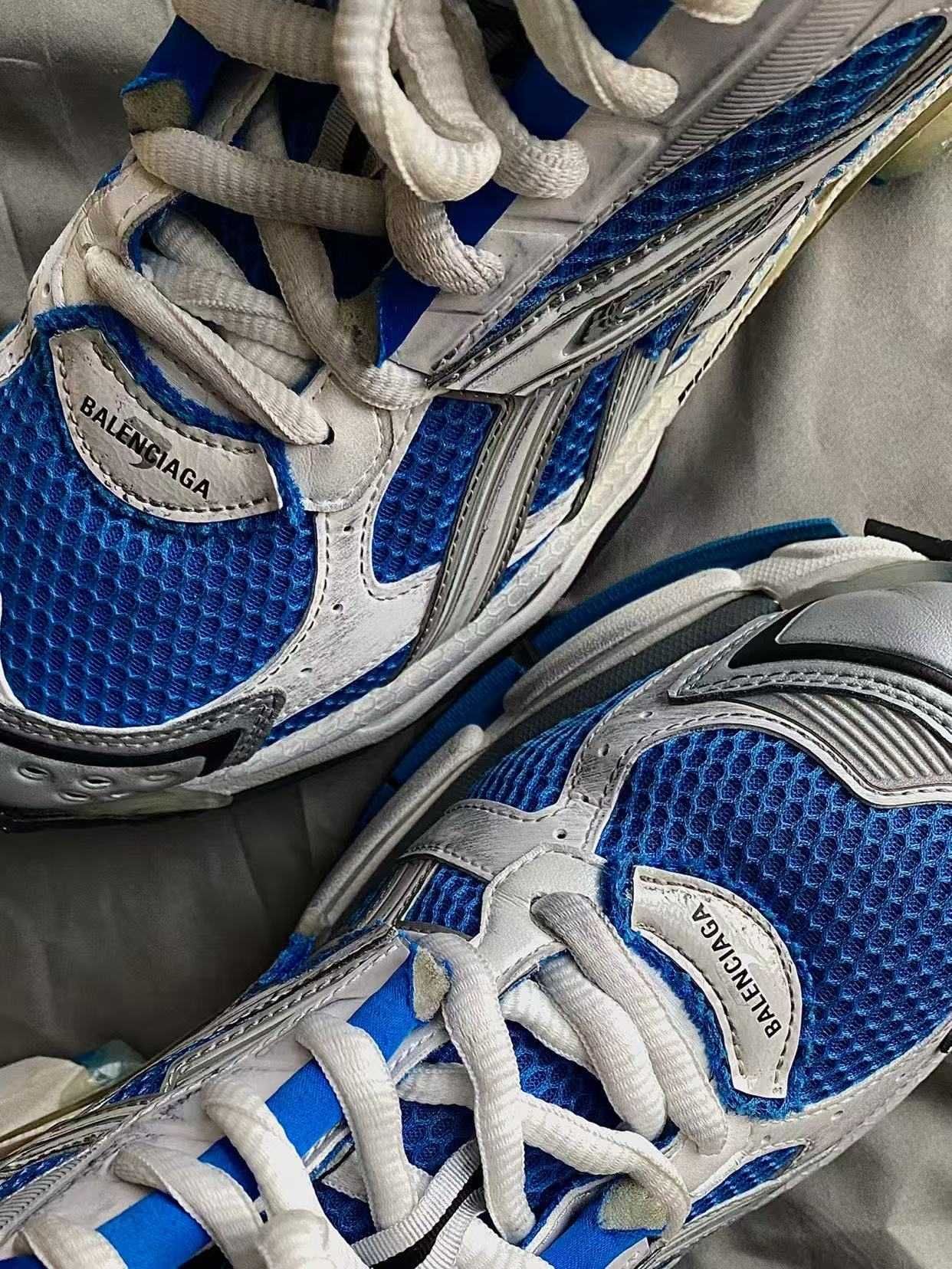 Balenciaga Runner Tênis Casual Envelhecido com Numeração Personalizada
