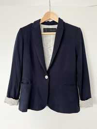 Blazer azul escuro Zara S