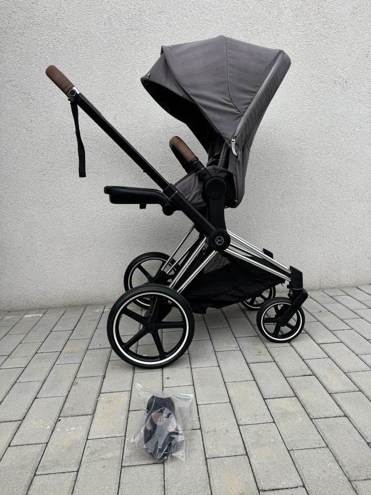 Spacerówka Cybex Priam 4.0 Soho Grey / Chrome Brown