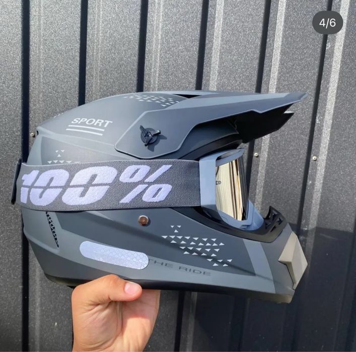 Шолом + окуляри 100%