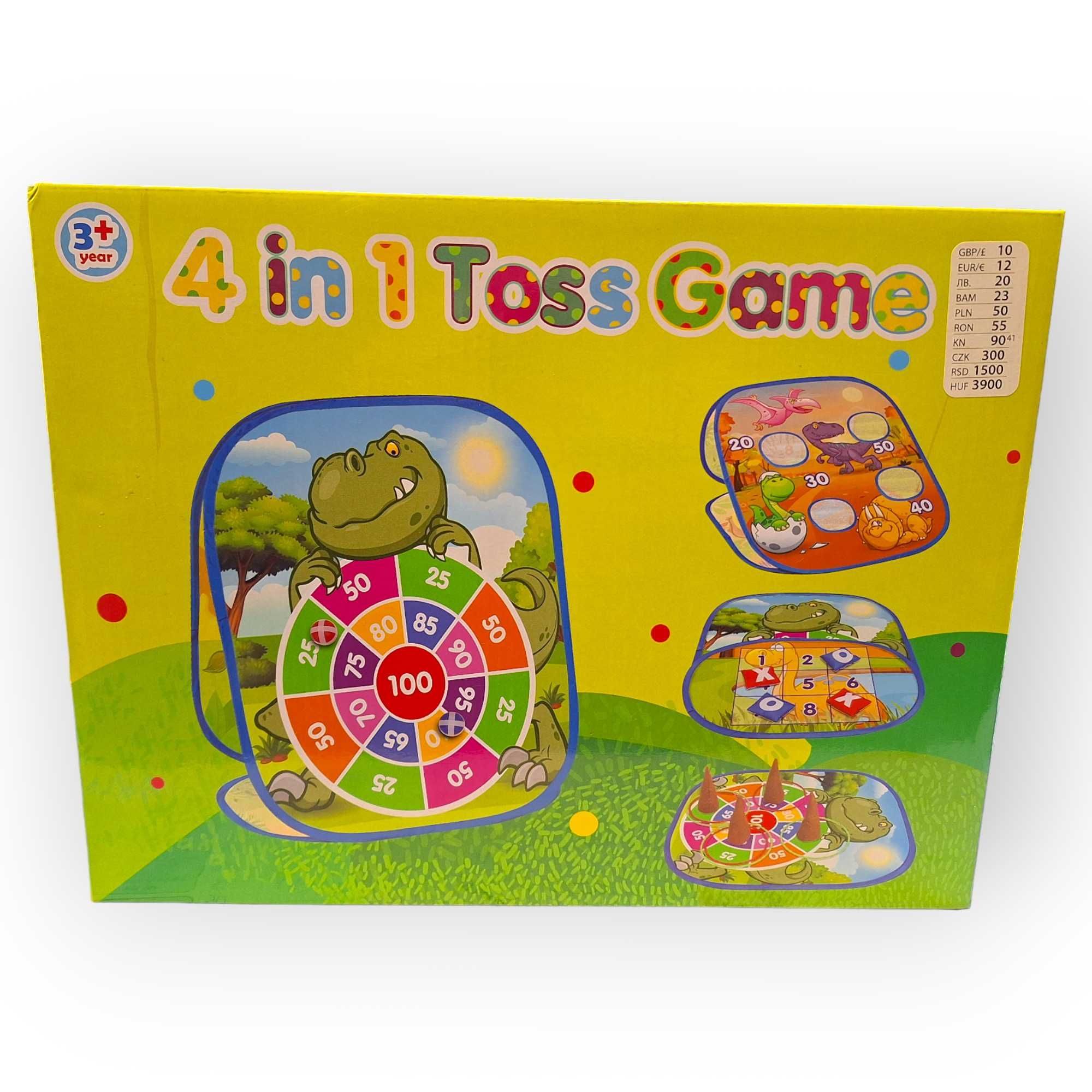 Gra "4 IN 1 TOSS GAME"