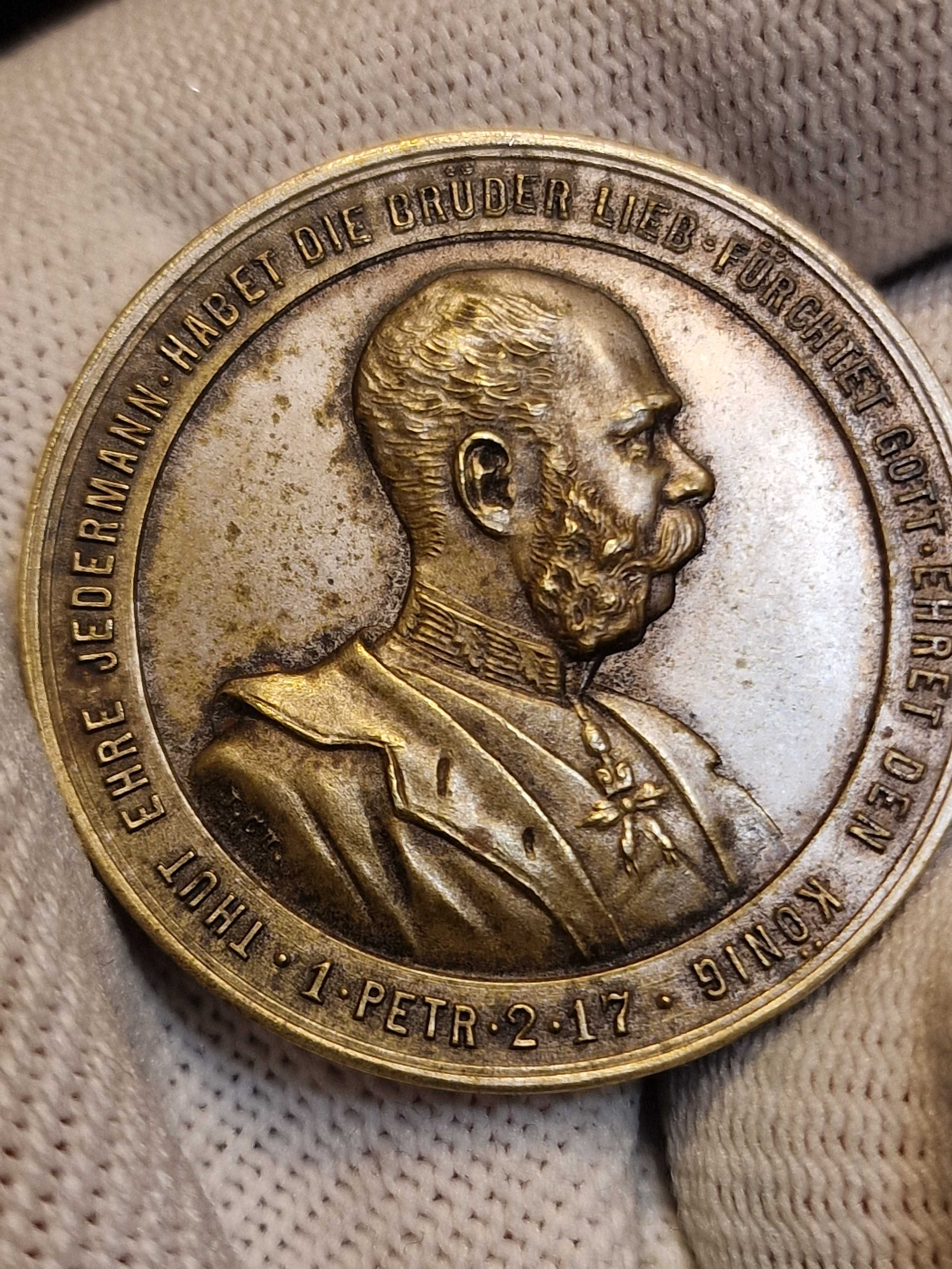 Medal 1891 Kościół św .Michała w Pradze