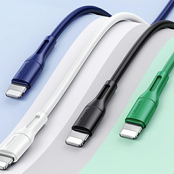 USAMS Kabel U68 lightning 2A Fast Charge1m niebieski/blue SJ500USB03
