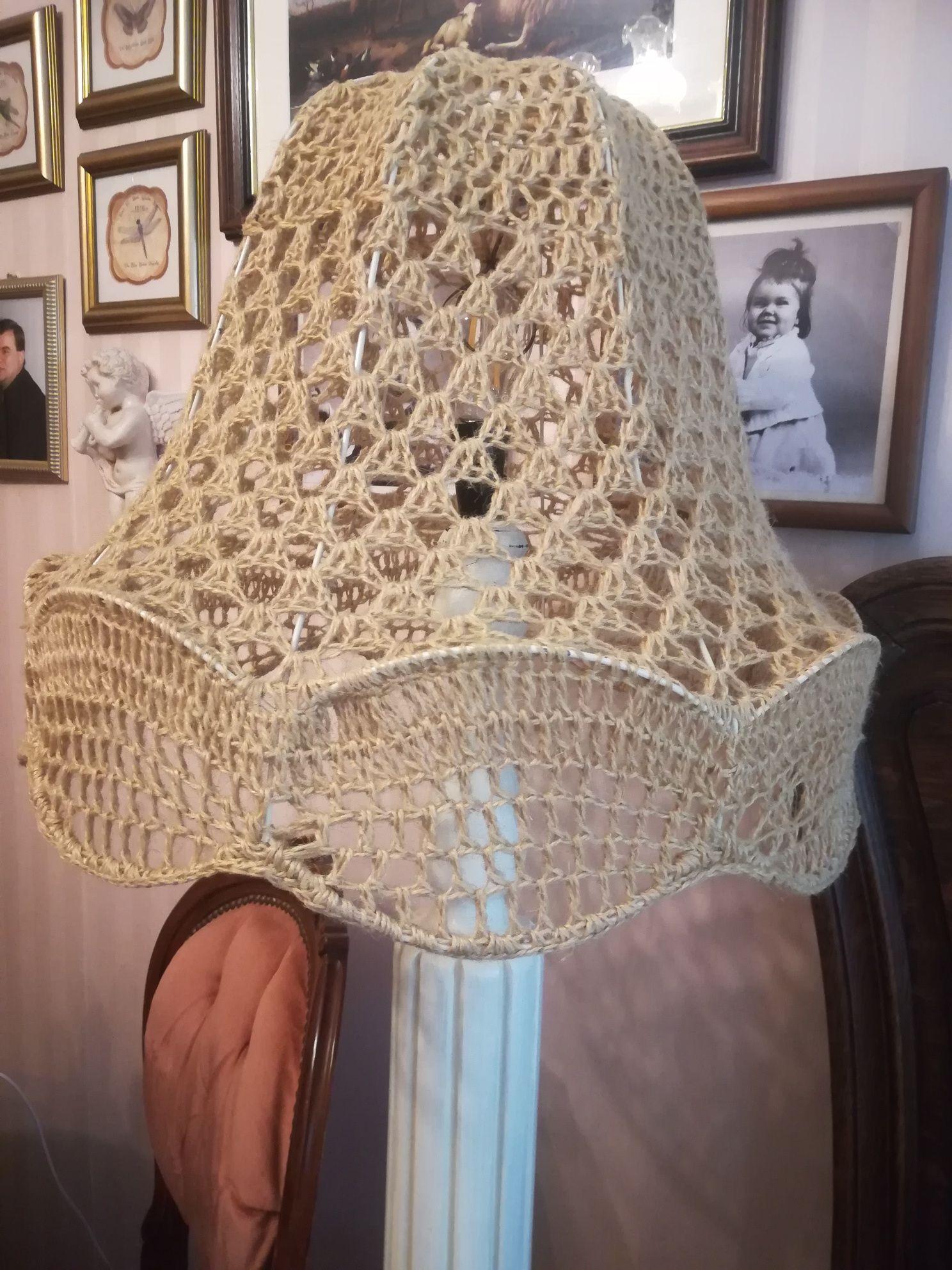 Lampa podłogowa retro vintage stara prl