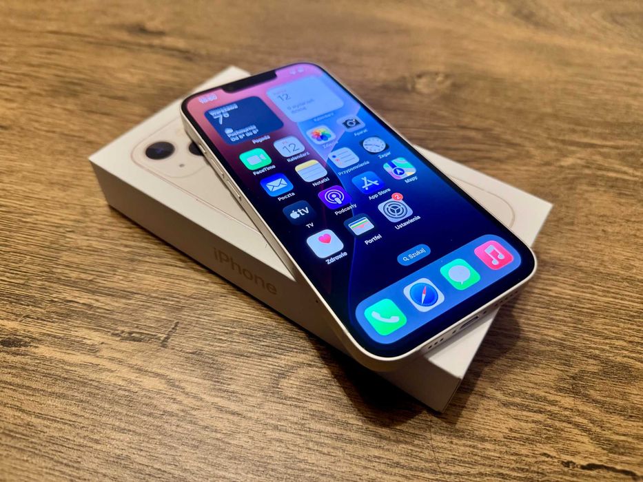 iPhone 13 128GB - Stan Idealny, 100% Kondycji Baterii, Zestaw!