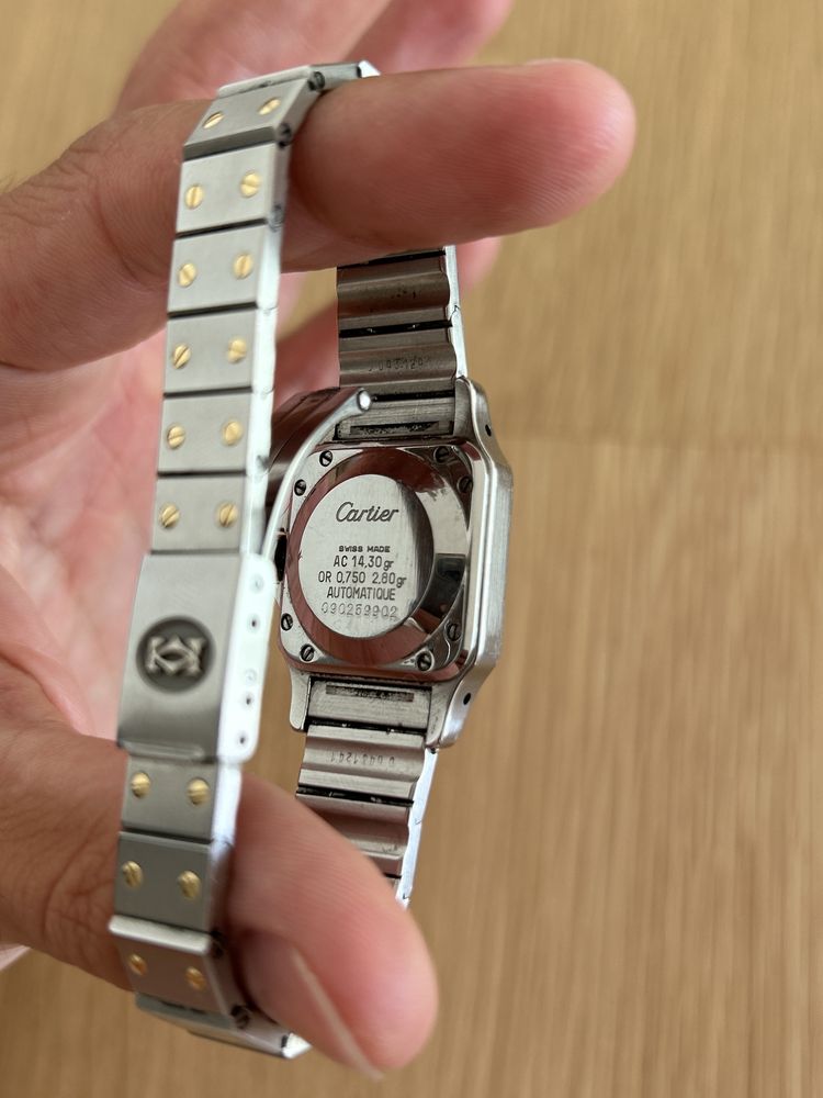 Cartier Santos Carree Lady Automatico com caixa