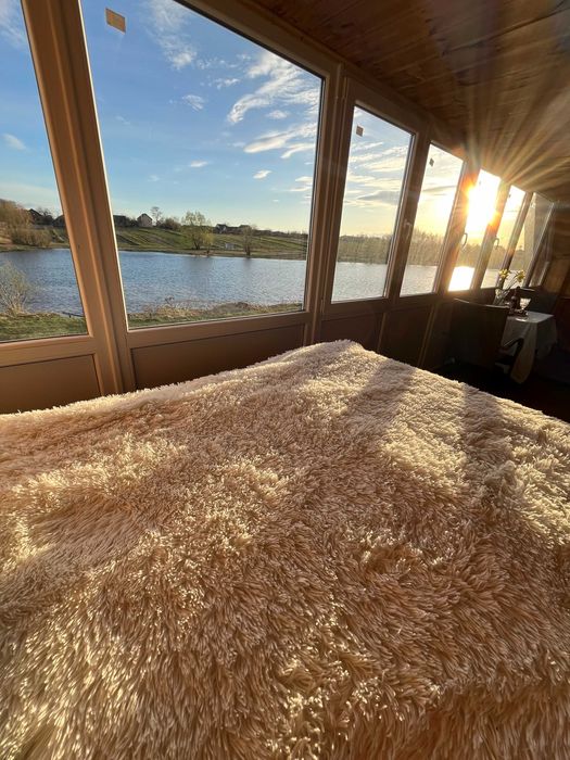 Будинок з каміном та терасою на березі озера,  РИБОЛОВЛЯ КОЛОНЩИНА