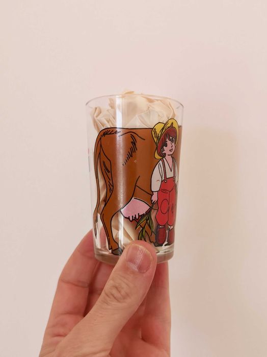 Copo vintage “Remi” (1977) com licença oficial TMS / TF1 – anime