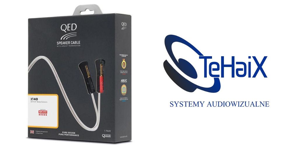 Kabel głośnikowy QED Reference XT40 QE1452 - 2x3.0m