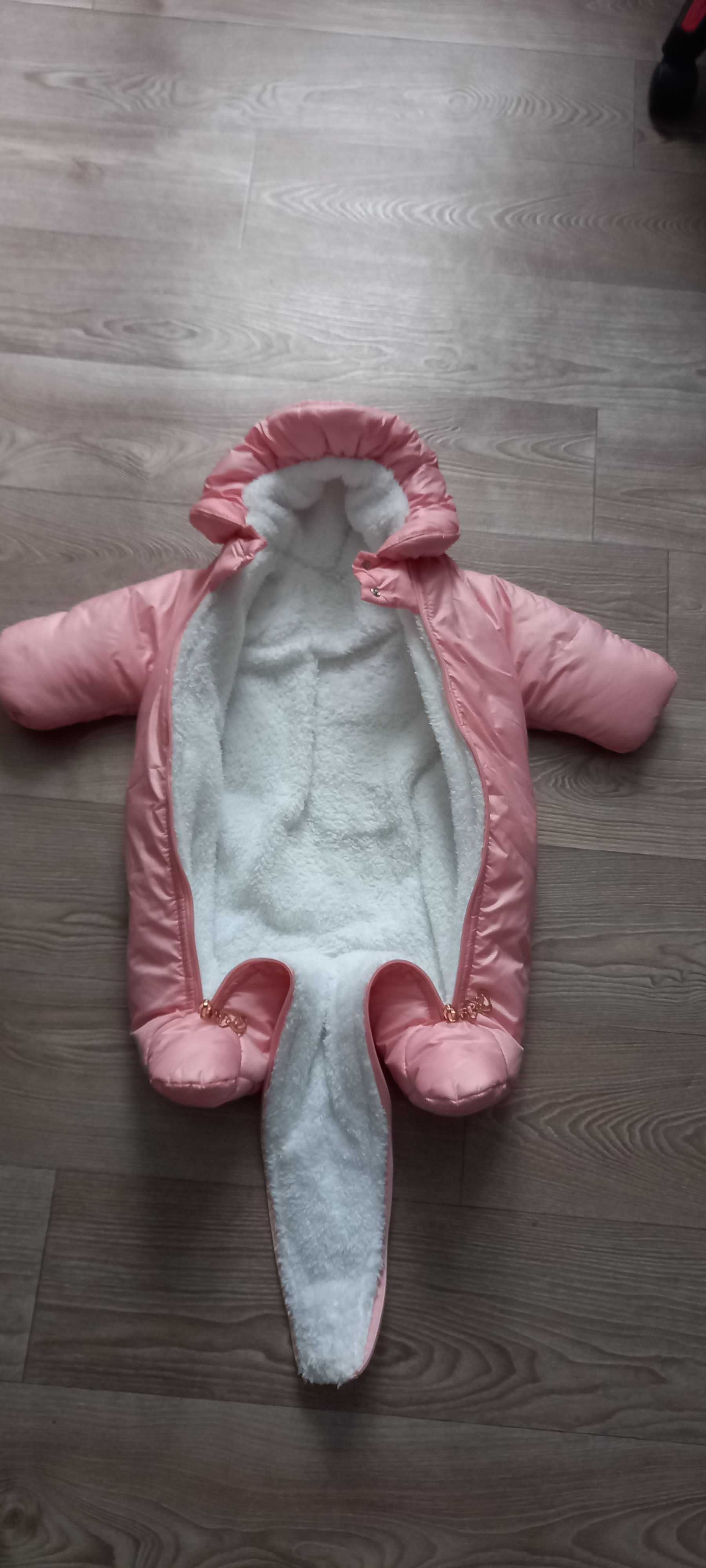 Зимовий дитячий комбінезон Brilliant Baby зріст 62 см