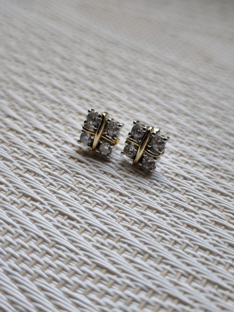 Серьги гвоздики серебро 925пр.