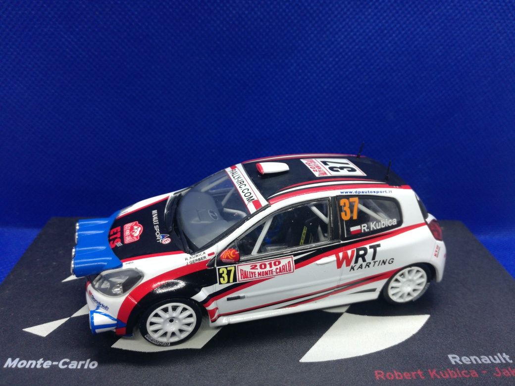 Miniatura 1/43 Renault Clio R3 Kubica RMCarlo 2010