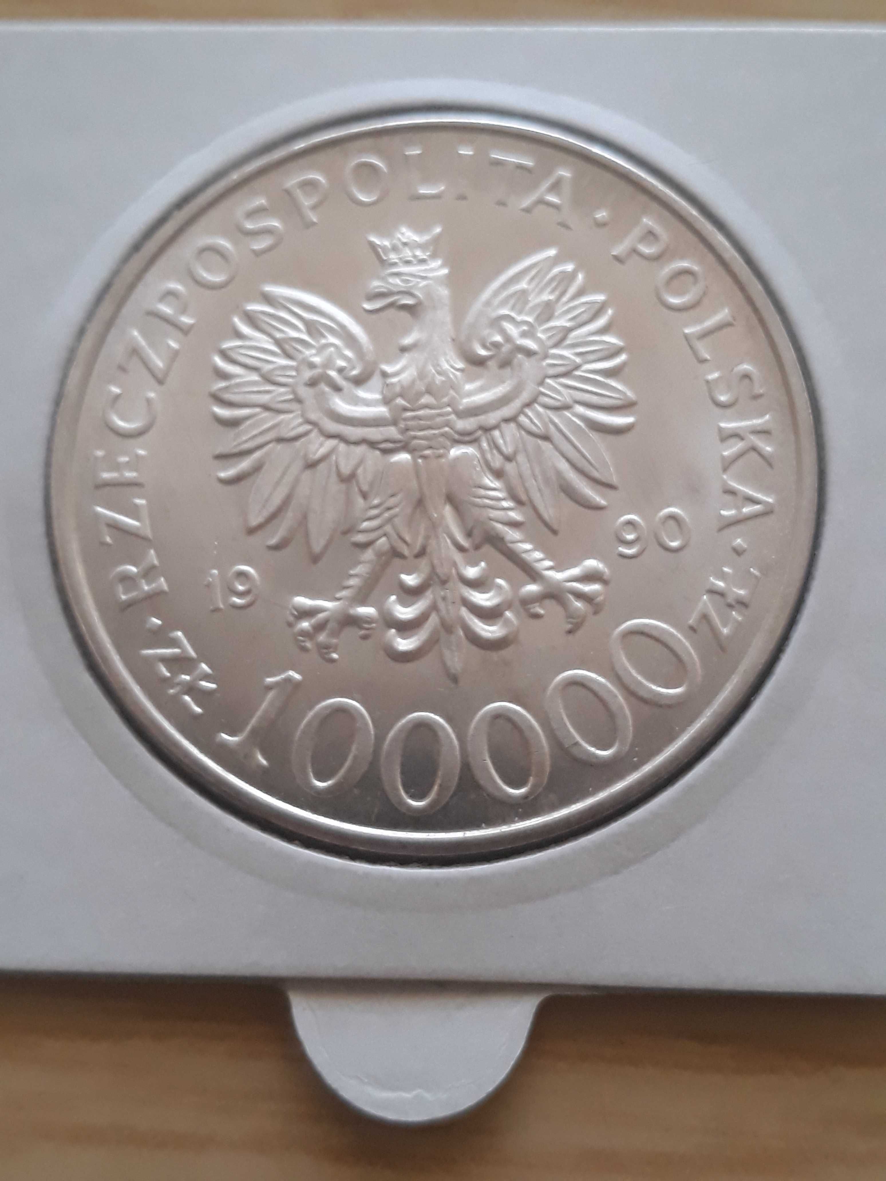 100 000 zł Solidarność 1990 r. nr 3 - TYP A - mennicza