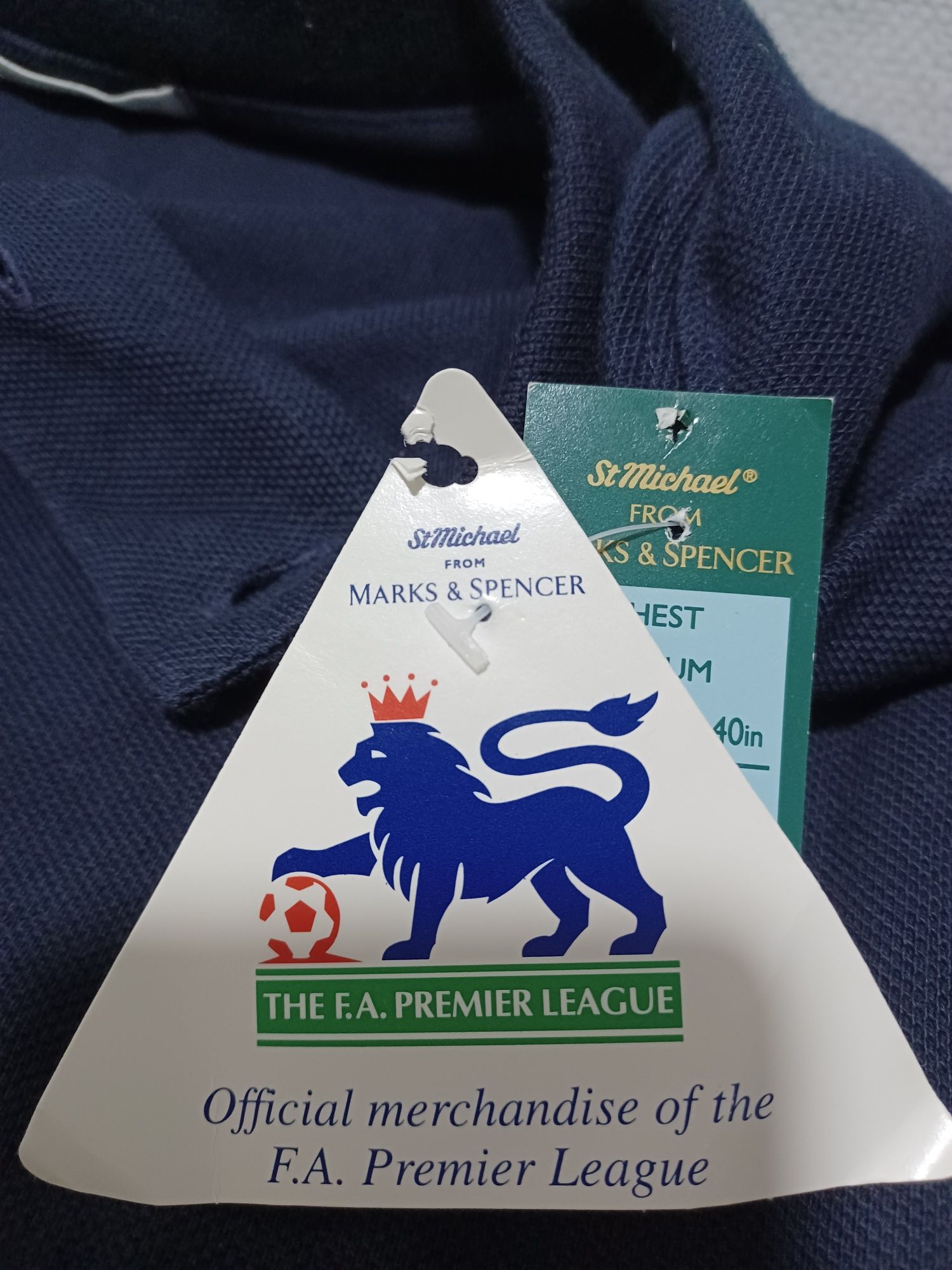 Koszulka polo F.A Premier League Vintage M
