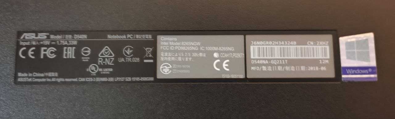 Ноутбук Asus D540N/Pentium N4200 x4/4 DDR3L/НОВАЯ SSD/Батарея 7+ часов