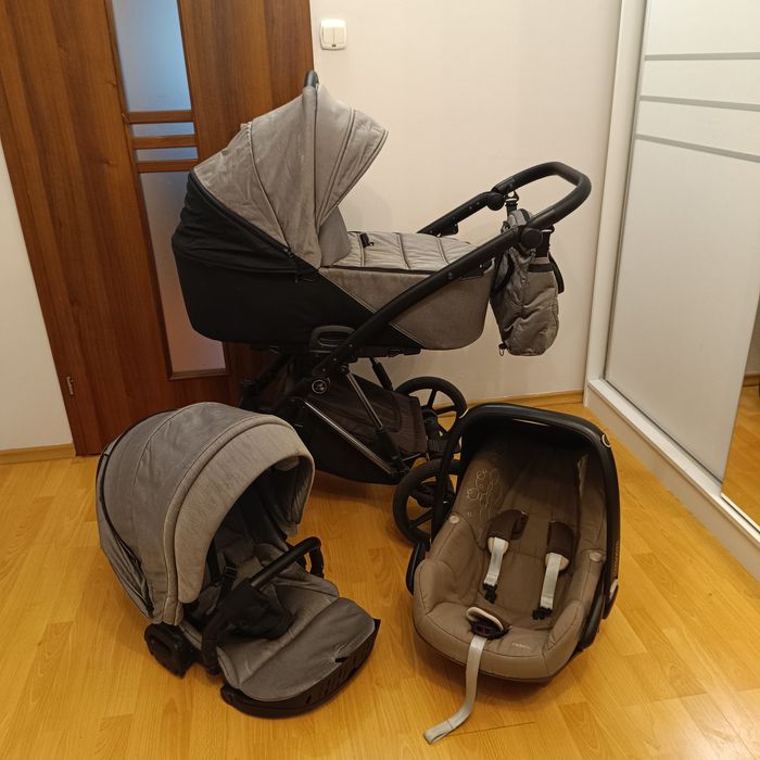 Wózek dziecięcy 3w1 wielofunkcyjny tako jumper gondola spacerówka fote