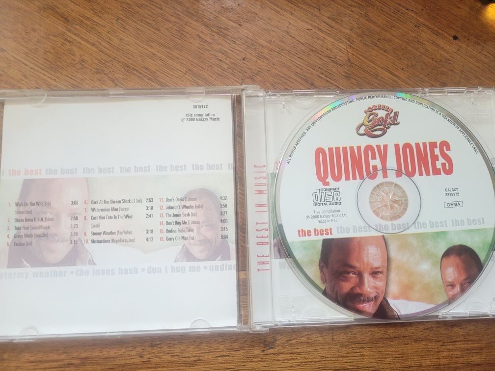 CD Quincy Jones The Best 2000 Galaxy unofficial