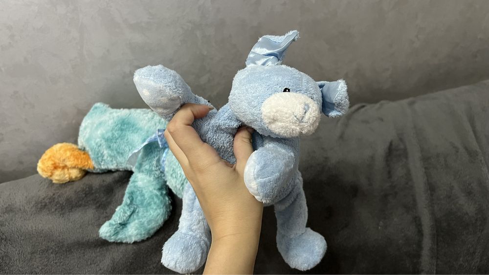 мягкие игрушки животные мишка зайка гусь яйцо верблюд глазастики