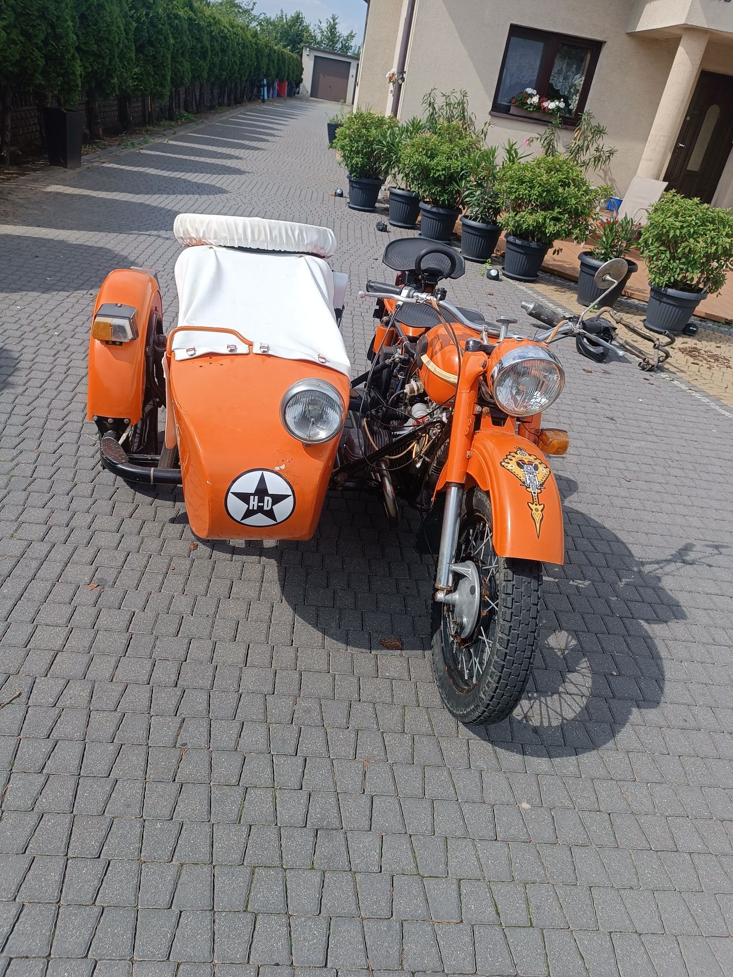 Ural 650 z koszem Dniepr mw k650 zamiana zamienię motocykl quad cross