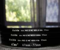 Filtros ND - Haida Slim Pro II Multi Coated 77mm + Adaptador 67-77