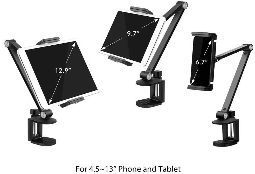 Regulowany uchwyt na tablet, telefon Viozon