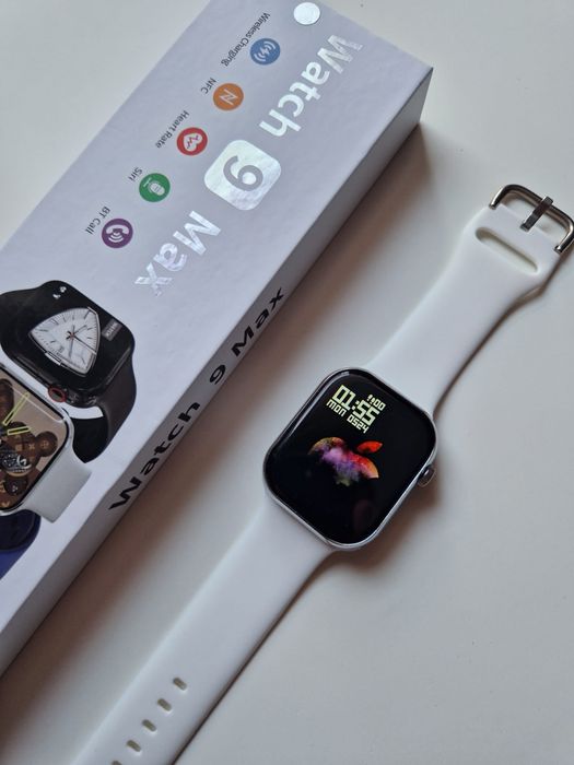 Smartwatch 9 MAX biały