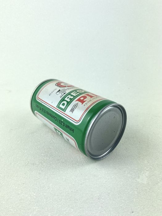 Kolekcjonerska stara stalowa puszka po piwie Dressler Pils